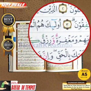 Murah Untuk Wakaf Al Qur an Sedang A5 Al-Ghoffar Tanpa Terjemah Tajwid Warna Khat Utsmani Disertai Doa Dzikir Pagi Petang Khalifah Quran Alquran Tajwid Berwarna