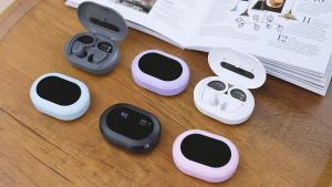 Wireless Earbuds 2023 New Ultralight Sport Bluetooth 5.3 Headphones In Ear with LED Display Built-in Mic Earphones IPX7 Waterproof Wireless Headphones with Earhooks for Gym Workout (Black)