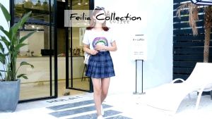 Korea Mini Skirt / Lipit Skirt / Rok Mini/Rok Pendek Lisa Blackpink