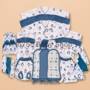 36 PCS Paket Hemat Terkomplit Baju Bayi Baru Lahir Paket Hemat Brojol Baby Paket Komplit Bayi Baru Lahir POKA SNI Serian DENIM ZPH38