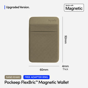 hyodo Pockeep FlexBric™ Magnetic Wallet | Minimalist Wallet Super Slim Flexible