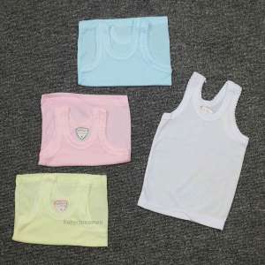 (SATUAN) Singlet Bayi - 7 Tahun / SNI Bahan Katun Dalam Branded Polos 1 2 3 4 5 6 Tahun Dalaman Kaos Anak Laki Perempuan Alinkidos