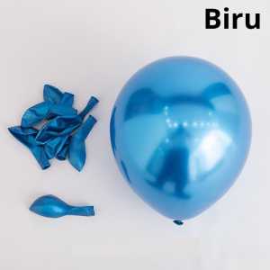 MIKADO - KP197 BALON LATEX CHROME 12 INCH BALON KILAT BALON ULANG TAHUN BIRTHDAY BALLOON BALON PESTA ACARA BALON BULAT BALON POLOS