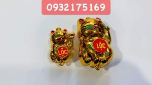 Phụ Kiện ông Mèo chiêu tài chữ Lộc mẫu mới size lớn