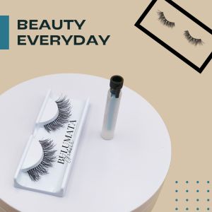 Bulu Mata Palsu dan Lem 1 Set | 757s 3D