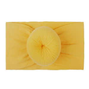 Solid Color Soft Nylon Elastic Baby Headband Bows Knotted Newborn Baby Girl Headbands Hair Accessories Girls Haarband