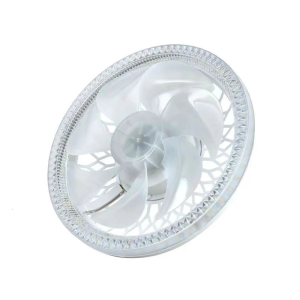 Modern LED Air Circulation Ceiling Fan Light Remote Control E27 Socket Fan Lamp with 4 Speeds for Bedroom Living Room
