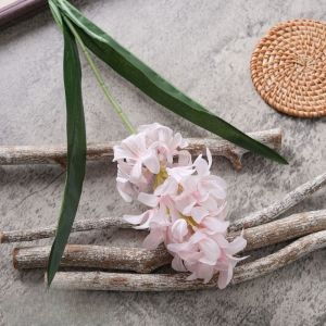 EVERIN Bố cục hoa Hoa Hyacinth nhân tạo Trang trí Mô phỏng Cây giả nhân tạo  Màu hồng Hoa lụa giả Trang trí đám cưới