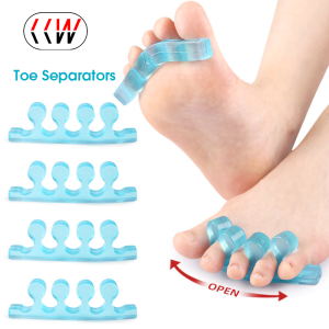 CCW 1Pair Silicone Toe SeparatorBunion Corrector Toe Spacers to Correct Bunions Toe Straightener Toe Stretcher Gel Toe Separators