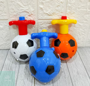 Mainan Anak Beyblade Gasing Bentuk Bola Sepak Light & Sound BY46