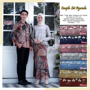 100% TERMURAH (COD) BATIK INDO STORE – Baju Batik couple - Batik - Baju Muslim Wanita Terbaru 2021 - kebaya Coupel Modern - Gamis Batik - Black Dress - Batik Pria - Couple Batik - Batik Sarimbit - Batik Kondangan - batik Keluarga – COUPLE AYUNDA