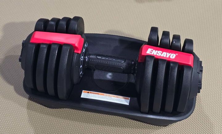 ENSAYO Adjustable to 18Kg Dumbbells 1piece Per Order Includes