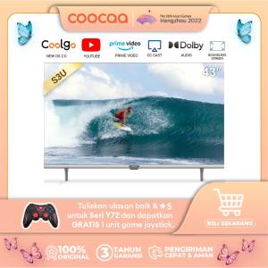 COOCAA TV 43 inch S3U - Digital Smart TV -OS Coolita - FHD - Dolby Audio - Youtube (Model : Coocaa 43S3U)