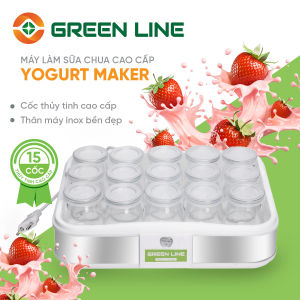 Máy Làm Sữa Chua GREEN LINE Tặng Kèm Cốc Máy Ủ Sữa Nguyên Vị Cực Dễ Làm