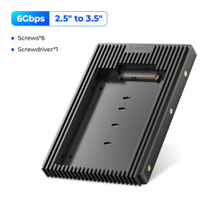 ORICO เคส HDD โทรศัพท์มือถือ3.5นิ้วเคส HDD ภายใน CD-ROM ตัวอุปกรณ์ออกแบบฟรีรองรับชุดอุปกรณ์ DIY PC สูงสุด6TB (1106SS-V1)