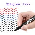 3 Color Permanent Marker Pen Waterproof Ink Fine Point 1.5mm Round Toe Color Marker Pens. 