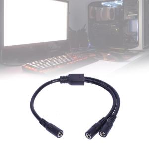 Dc5.5 x 2.1mm dây Bộ chia nguồn điện dc5521 Y cáp điện phân tách DC5.5 x 2.1mm dây nữ cho surveillances máy ảnh