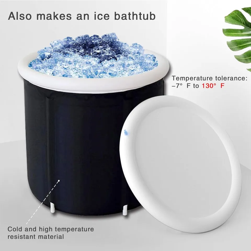 Ice Bath Tub for Cold Plunge  Portable Bathtub Large Inflatable