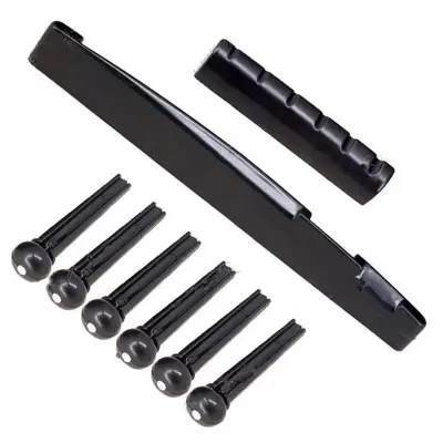 Acoustic Guitar Bridge Pins Pegs with Puller String Remover Extractor Tool Guitar Accessories Durable