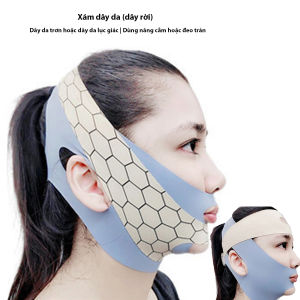 [N2F]Dây đai đeo mặt nạ căng cơ mặt mặt lệchnâng cơ mặt tạo hình vline mặt nạ đeo căng da mặt giảm vết nhăn nếp nhăn