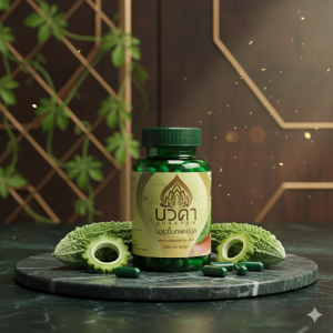 มะระขี้นก สกัด มะระแคปซูล100 แคปซูล ตราบัวคำ