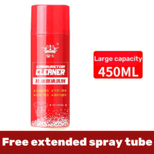 450ML Car Carburettor Cleaner Throttle Body Carby and Choke Cleaning Spray with Extended Tube Support cash on delivery Throttle Body / Carburetor & Choke Cleaning Agent with Extended Spray Tube Car Care Accessories