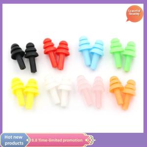 Graceful ปลั๊กอุดหูซิลิโคน20ชิ้นปลั๊กอุดหูป้องกันเสียงรบกวนสะดวกสบายสำหรับการเรียนการนอนหลับ