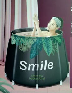 Bồn Tắm Gấp Gọn Minh Quân 3S Tự Bung Dành Cho Trẻ Em Và Người Lớn Ngâm Nước Ấm Ngâm Đá Dung Tích 150l