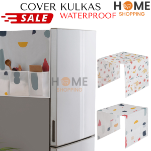 [HS] COVER KULKAS ANTI DEBU / COVER KULKAS WATERPROOF / PENUTUP KULKAS / COVER MESIN CUCI / TAPLAK KULKAS BAHAN PEVA
