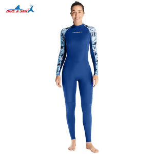 Dive-sail Lycra Wetsuit Quick Dry Sunscreen One-piece Diving Swimsuit Women Swimming Surf Snorkeling Ice Sense Swimsuit
