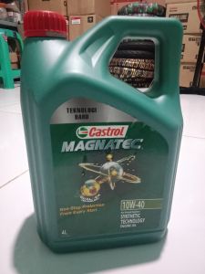 OLI CASTROL MAGNATEC DUALOCK 10W-40 API SN 4 LITER KEMASAN BARU