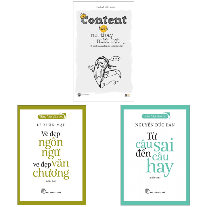 Sách - Combo Từ Câu Sai Đến Câu Hay + Vẻ Đẹp Ngôn Ngữ, Vẻ Đẹp Văn ...