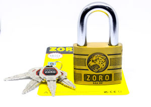 Ổ khóa Zoro đầu Báo 6 phân 4 chìa Ngắn