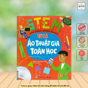 sách - STEM - Tớ là ảo thuật gia toán học (sách bản quyền)