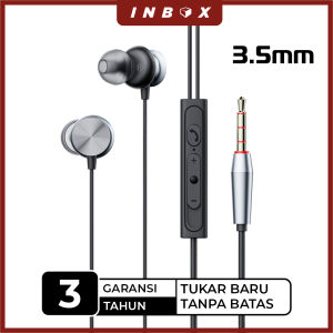 INBOX MI-1 Earphone 3.5mm Ultra Bass HD Audio Stereo Microphone Headphone Headset Handsfree