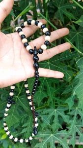 Tasbih Kombinasi Kayu Galih Kelor Hitam & Dewandaru