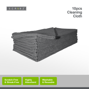 Scrubz Microfiber Cleaning Towel Set of 10