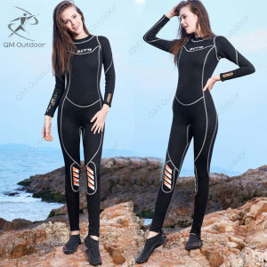 3MM Neoprene Wetsuit Snorkeling Scuba Diving Suits Surfing Swimming Full Wetsuit for women