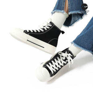 Boardwalk Evadne Ladies Canvas Sneakers in High Cut Design