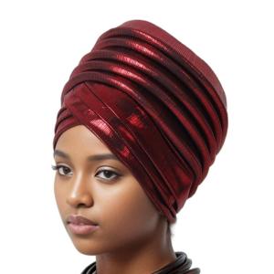 Phi Turban volumiser cho nữ thời trang dưới khăn nắp ca-pô bên dưới khăn xếp nâng lên dân tộc khăn xếp nâng Nigeria hat