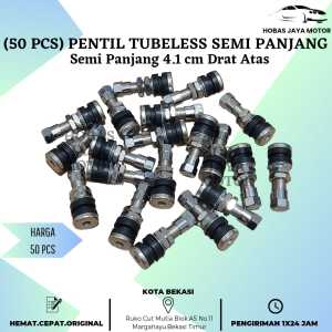 (50 Pcs) Pentil Tubeless Semi Panjang 41 Cm - Drat Atas