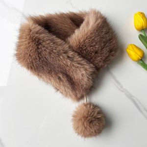 COVIEEZB Chống gió Khăn lông từ tính Dày Hai  Khăn giữ ấm cổ bằng vải nhung Khăn giữ ấm mùa đông dày dặn Siêu mềm Khăn quàng cổ lông xù Đi làm hàng ngày