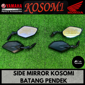 KOSOMI Short Stem Side Mirror for Yamaha & Honda (High Quality)