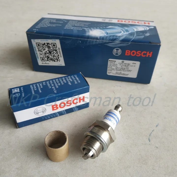 Bosch หัวเทียน WS7F ของแท้ 100% 10 อัน สำหรับเครื่องยนต์ 2 จังหวะ