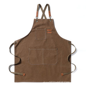 Universal high quality Canvas apron Canvas Denim Apron Denim suspender apron Barista Barber Gardener Repairman thick apron