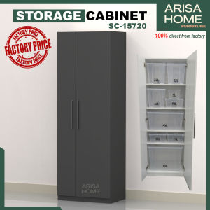 ArisaHome 2 Door Storage Cabinet / Kitchen Cabinet / Multi Purpose Cabinet / Samla Box Cabinet / Almari Dapur