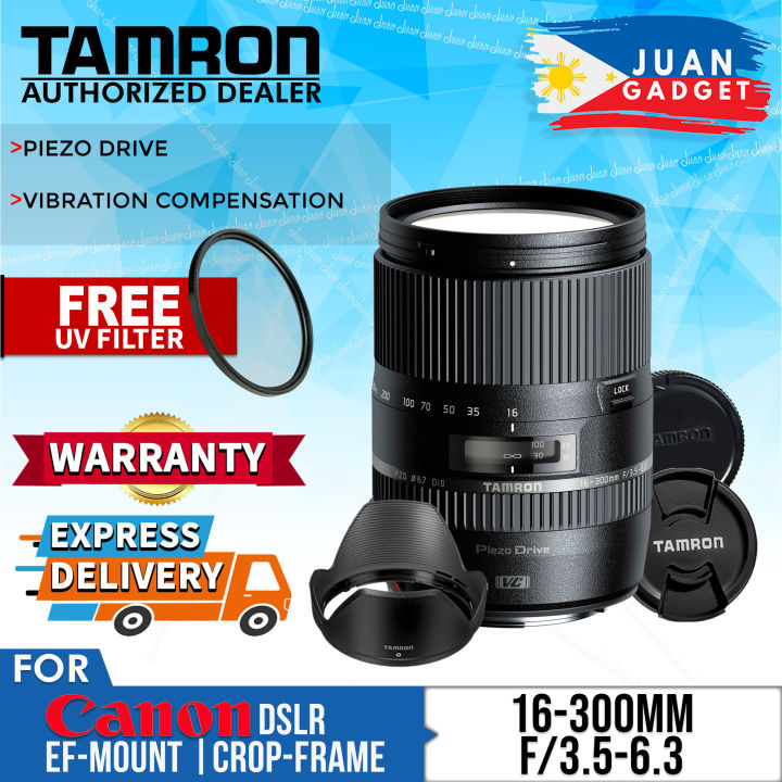 Tamron B016 16-300mm f/3.5-6.3 Di II VC PZD MACRO Lens for