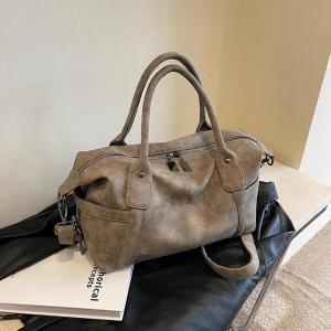 LEFTSIDE Retro Design PU Leather Shoulder Bags For Women 2025 Korean Fashion Big Armpit Bag Female Crossbody Bag Handbags2026