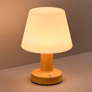 SXH Simple T Shaped mushroom creative metal LED Table Lamp USB Soft light night light with adjustable brightness