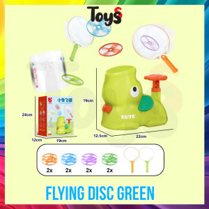 Toyss Flying Disc Launcher Flying Saucer Outdoor Game UFO Toy Outdoor Toys for Kids Flying Sheet Toy Flying Spinner